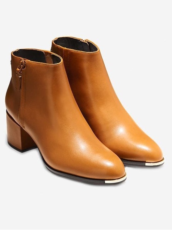 Cole Haan Shoes - Cole Haan tan grand ambition leather booties